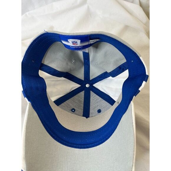 NFL Reebok Colts On Field OSFA Flex Fit Cap NWOT Unworn Vintage Reebok - Picture 6 of 6